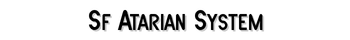 SF Atarian System font